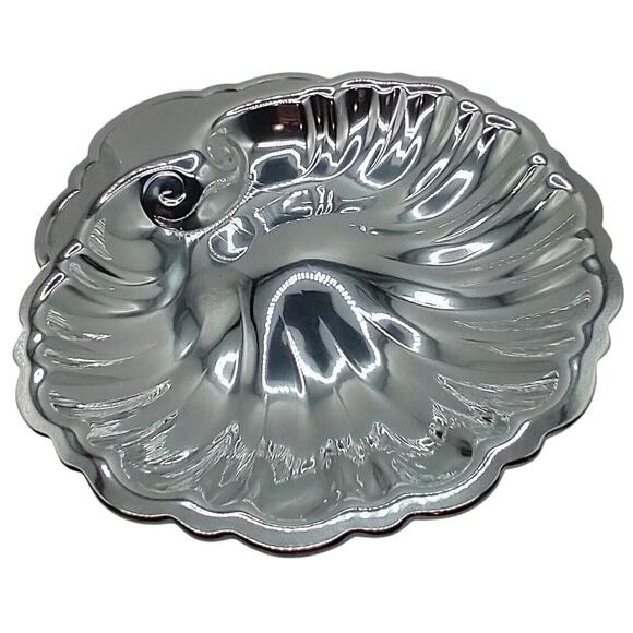 Gorham VA100 Silver Plated Clam Shell Serving Dish Scalloped 10.5” Heavy Vintage - Picture 1 of 8